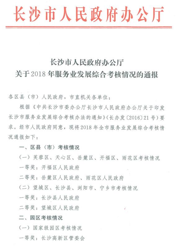 我院荣获长沙市服务业“活力创新型龙头企业”